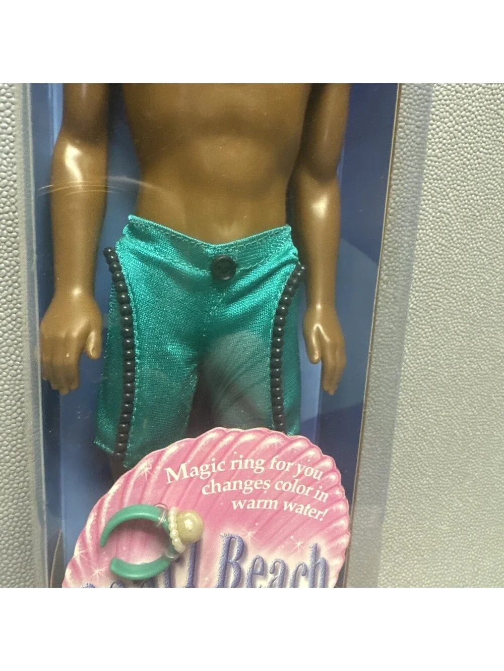 Vintage 1997 Mattel Pearl Beach Steven Friend of Barbie NRFB 18581 With Ring